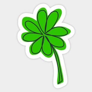 Four Leaf Clover Sticker